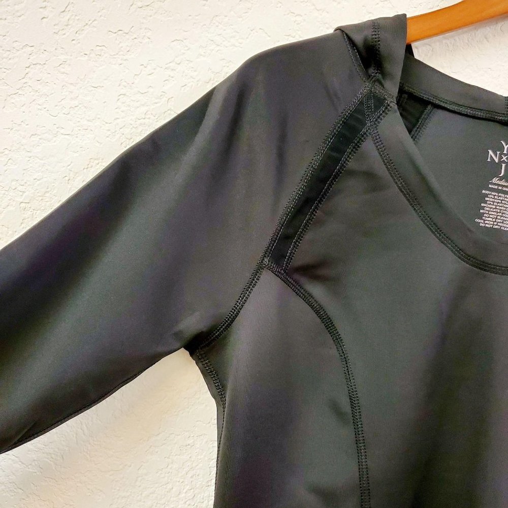 NYDJ City/Sport Fitted Athletic Hoodie Thumb Hole Size M (WT378-M ) - Picture 6 of 10